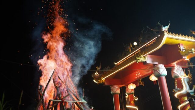 The Vegan Festival of Southern Thailand, also known as the Nine Emperor Gods Festival (เทศกาลกินเจ), originates from Chinese Taoist culture and has been celebrated in Thailand for over a century.
For nine days and nights, devotees abstain from meat, alcohol, and stimulants, dressing in white to symbolize purity. The festival is believed to cleanse karma, bring good health, and strengthen the connection between humans and the divine. ⛩️

In cities like Phuket and Krabi, temples become vibrant centers of ritual — with processions, blessings, piercing ceremonies, and finally the fire-walking ritual on the last night, symbolizing courage, faith, and spiritual purification.🔥🐦‍🔥

It’s one of Thailand’s most unique spiritual experiences, blending Chinese devotion with Southern Thai community spirit, inviting everyone — local or visitor — to witness the power of belief in action.🐲
